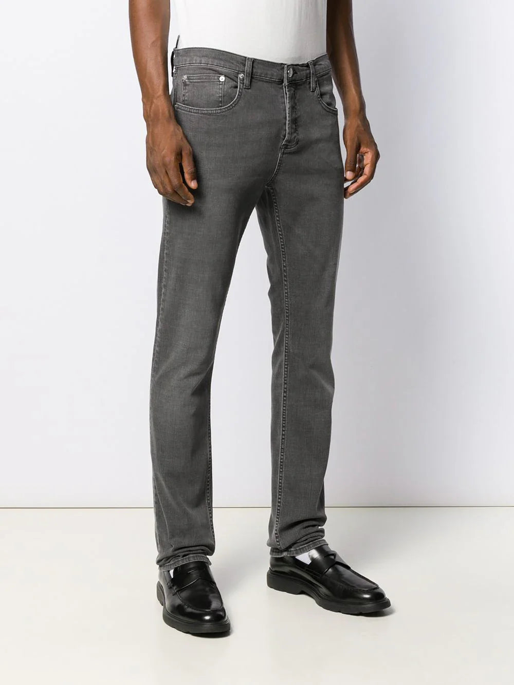 slim fit washed jeans