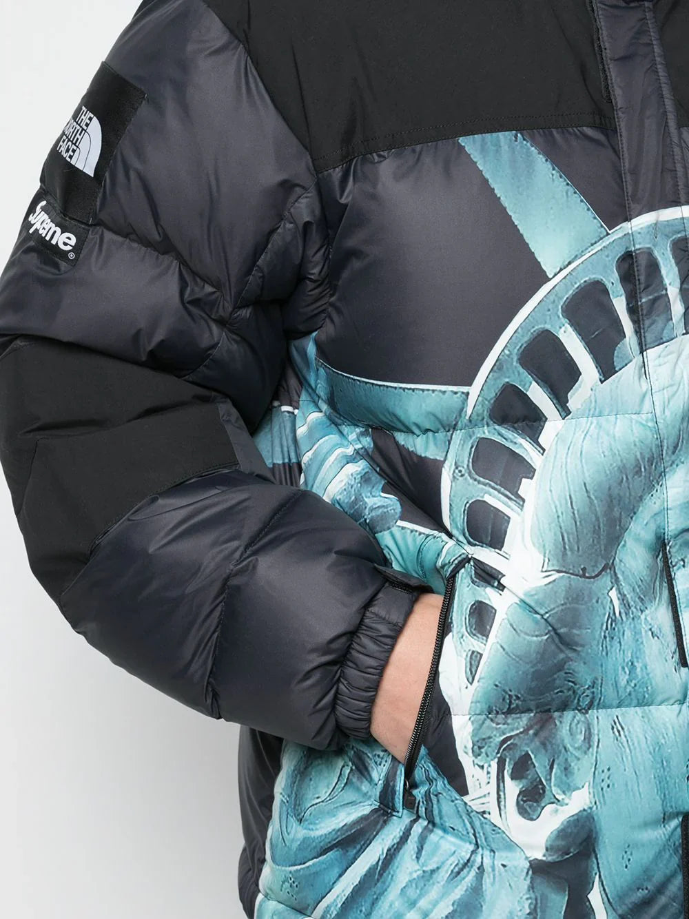 x the north face baltoro padded jacket