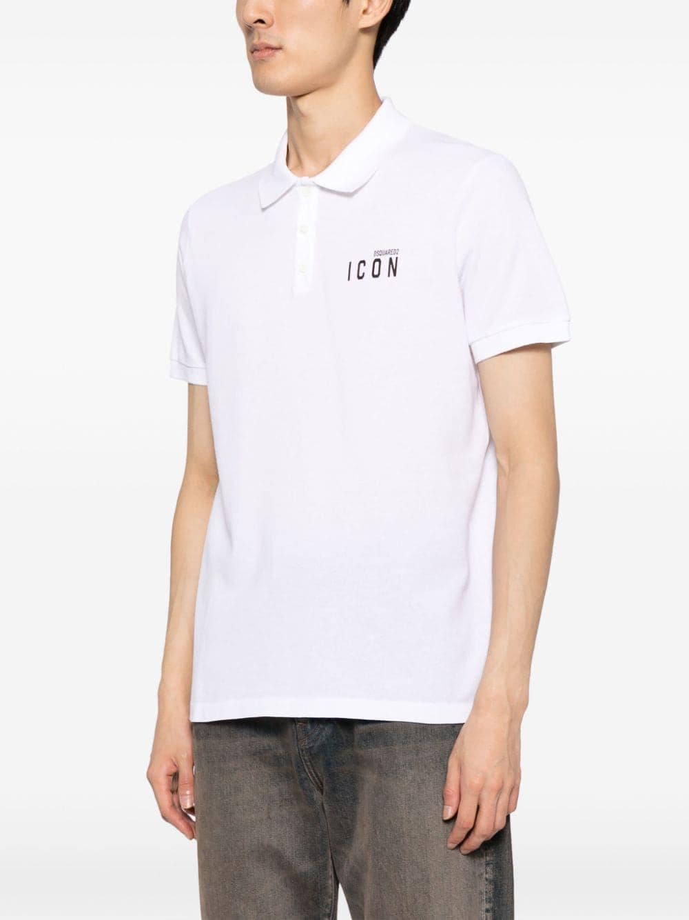 icon polo shirt by dsquared2 - bottegalusso: premier destination for modern luxury menswear