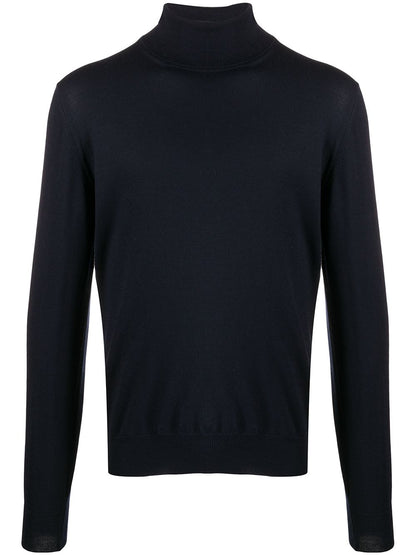 Ribbed roll-neck jumper