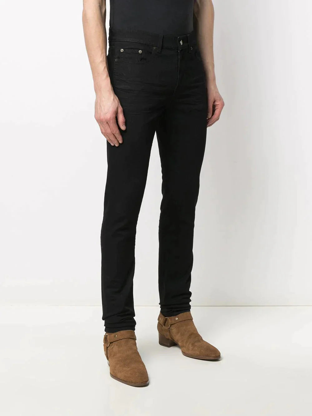 five pocket slim fit jeans by saint laurent - bottegalusso: premier destination for modern luxury menswear