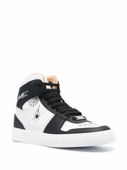 Panelled Spider Print Sneakers by Philipp Plein - bottegalusso: Premier Destination for Modern Luxury Menswear