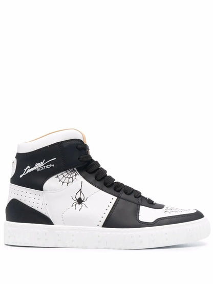 Panelled Spider Print Sneakers by Philipp Plein - bottegalusso: Premier Destination for Modern Luxury Menswear