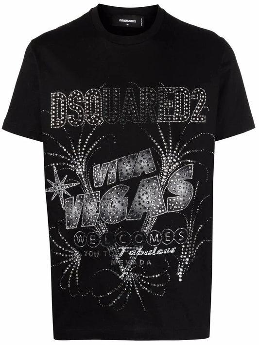 Las Vegas print T-shirt