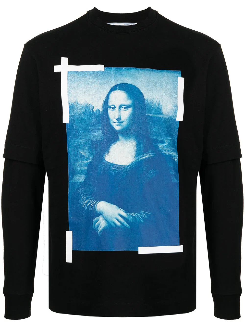 monalisa print long-sleeve t-shirt