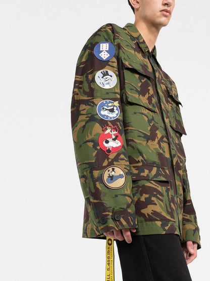 Camouflage field jacket