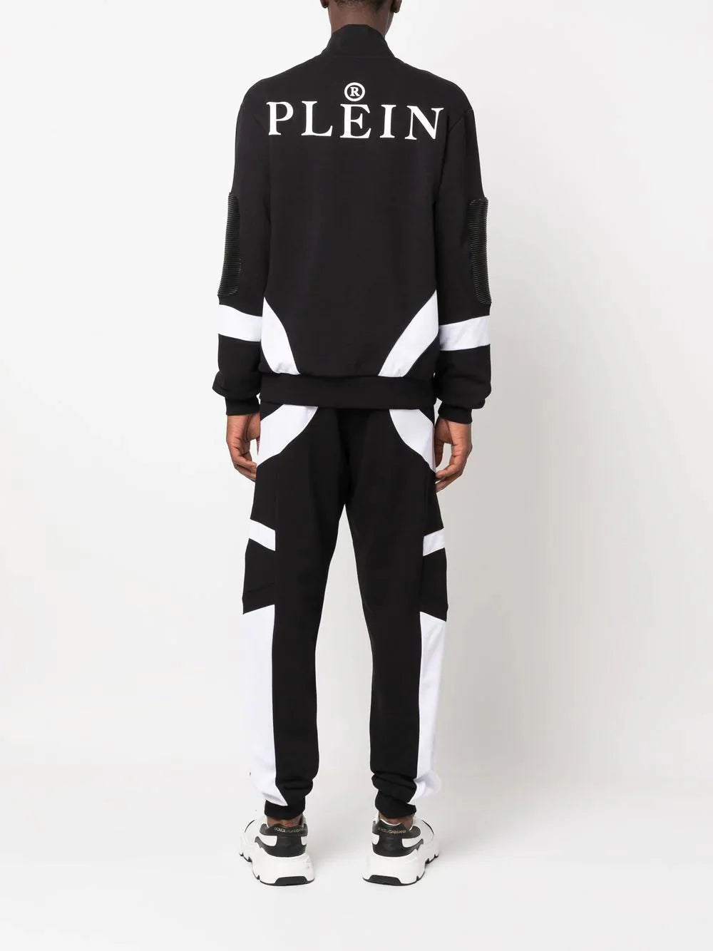 panelled tracksuit set by philipp plein - bottegalusso: premier destination for modern luxury menswear