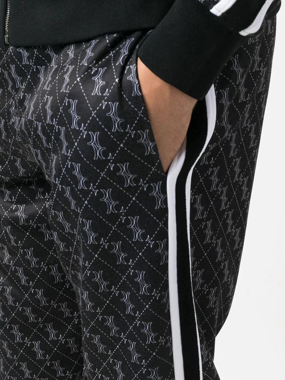 monogram print tracksuit by billionaire - bottegalusso: premier destination for modern luxury menswear