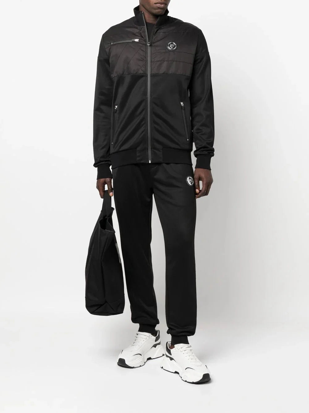 tiger logo tracksuit set by plein sport - bottegalusso: premier destination for modern luxury menswear