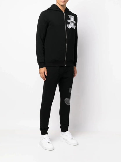 Teddy Print Hooded Tracksuit by Philipp Plein - bottegalusso: Premier Destination for Modern Luxury Menswear