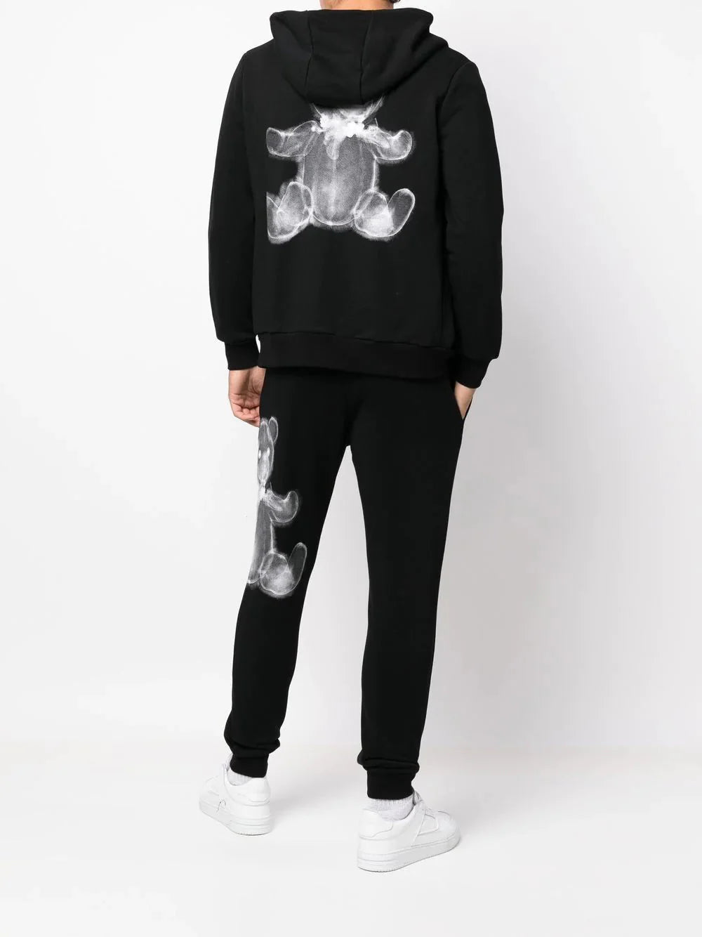 teddy print hooded tracksuit by philipp plein - bottegalusso: premier destination for modern luxury menswear