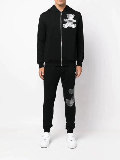 Teddy Print Hooded Tracksuit by Philipp Plein - bottegalusso: Premier Destination for Modern Luxury Menswear