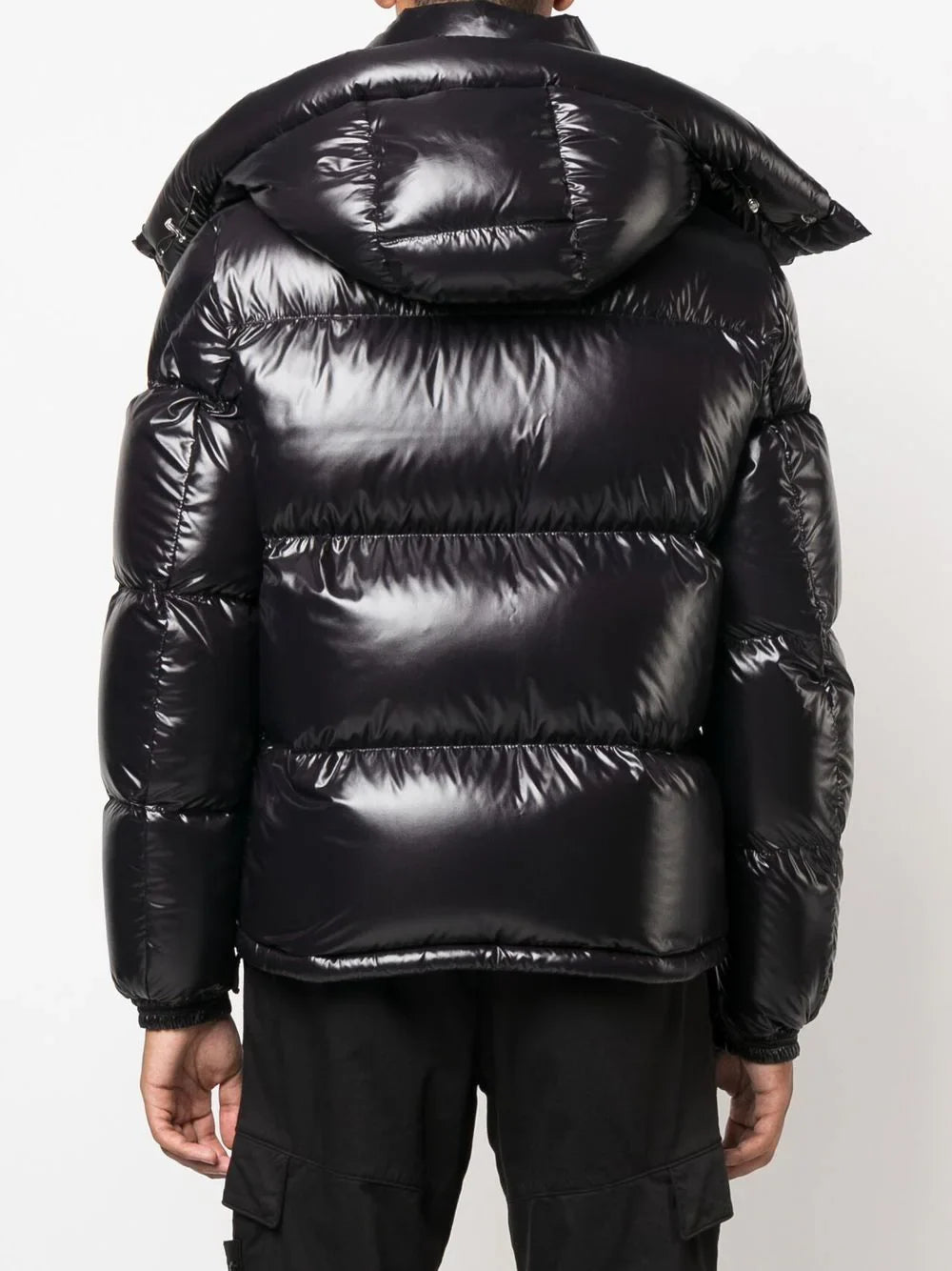 high-shine padded jacket