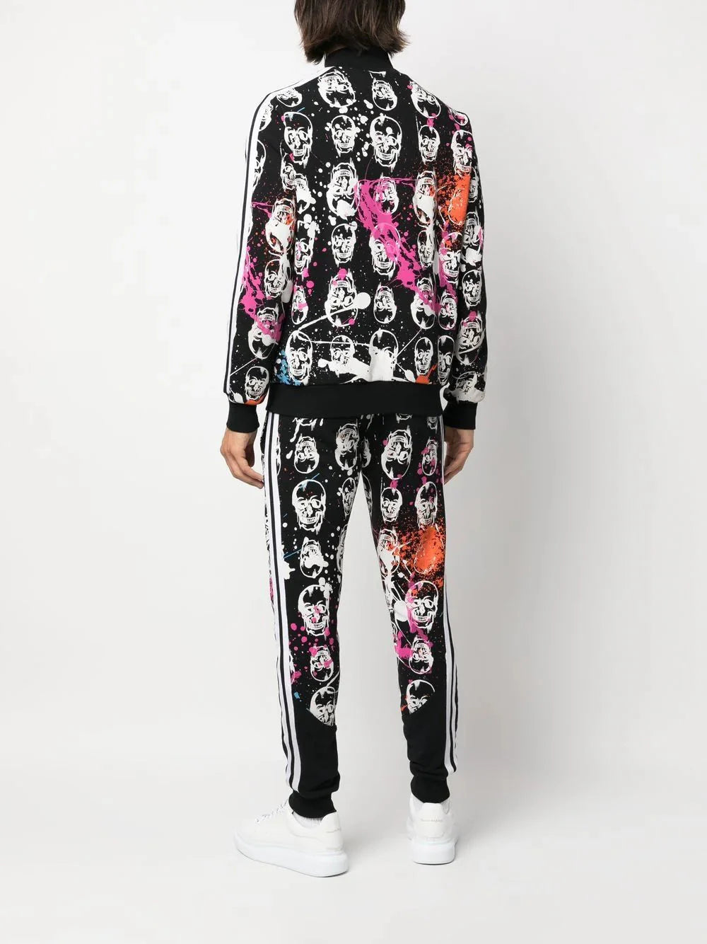 skull print tracksuit by philipp plein - bottegalusso: premier destination for modern luxury menswear