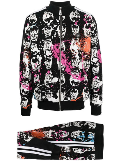 Skull Print Tracksuit by Philipp Plein - bottegalusso: Premier Destination for Modern Luxury Menswear