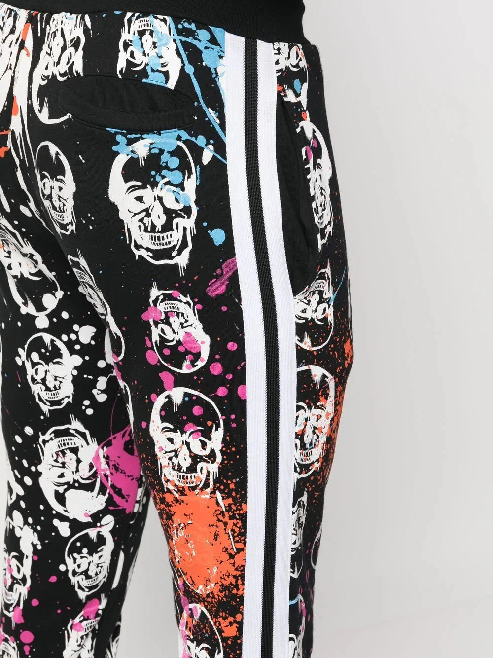 skull print tracksuit by philipp plein - bottegalusso: premier destination for modern luxury menswear