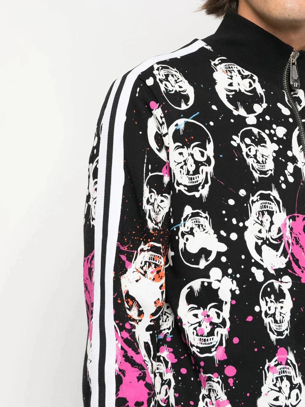 skull print tracksuit by philipp plein - bottegalusso: premier destination for modern luxury menswear