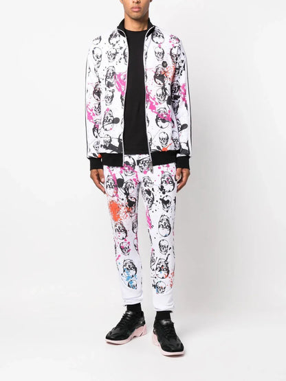 Skull Print Tracksuit Set by Philipp Plein - bottegalusso: Premier Destination for Modern Luxury Menswear