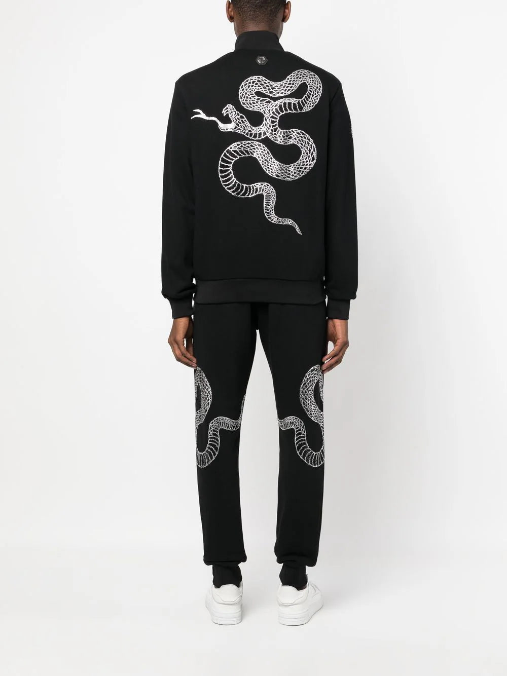 crystal snake track suit