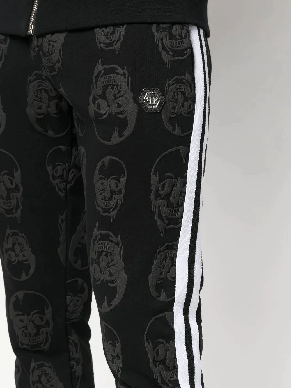 skull print tracksuit set by philipp plein - bottegalusso: premier destination for modern luxury menswear