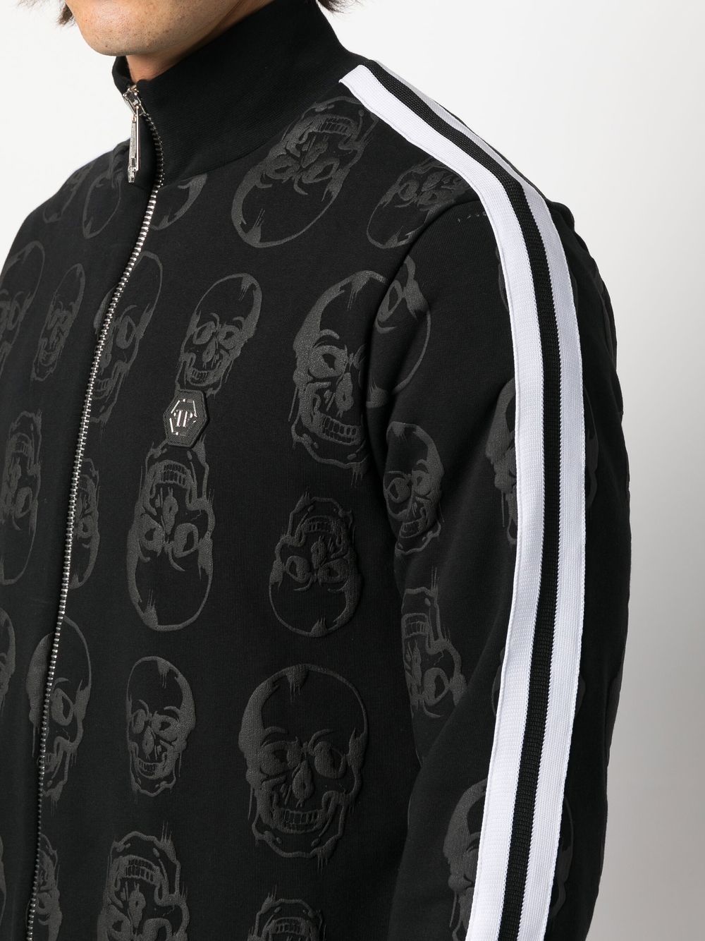 skull print tracksuit set by philipp plein - bottegalusso: premier destination for modern luxury menswear