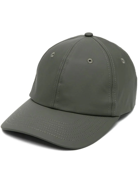 Waterproof curve-peak cap