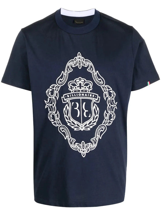 Logo-embroidered short-sleeve T-shirt