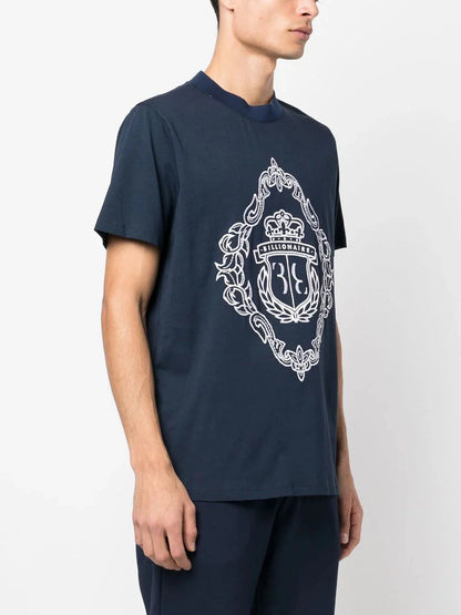 Logo-embroidered short-sleeve T-shirt