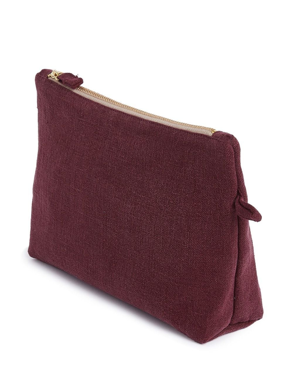 linen travel pochette