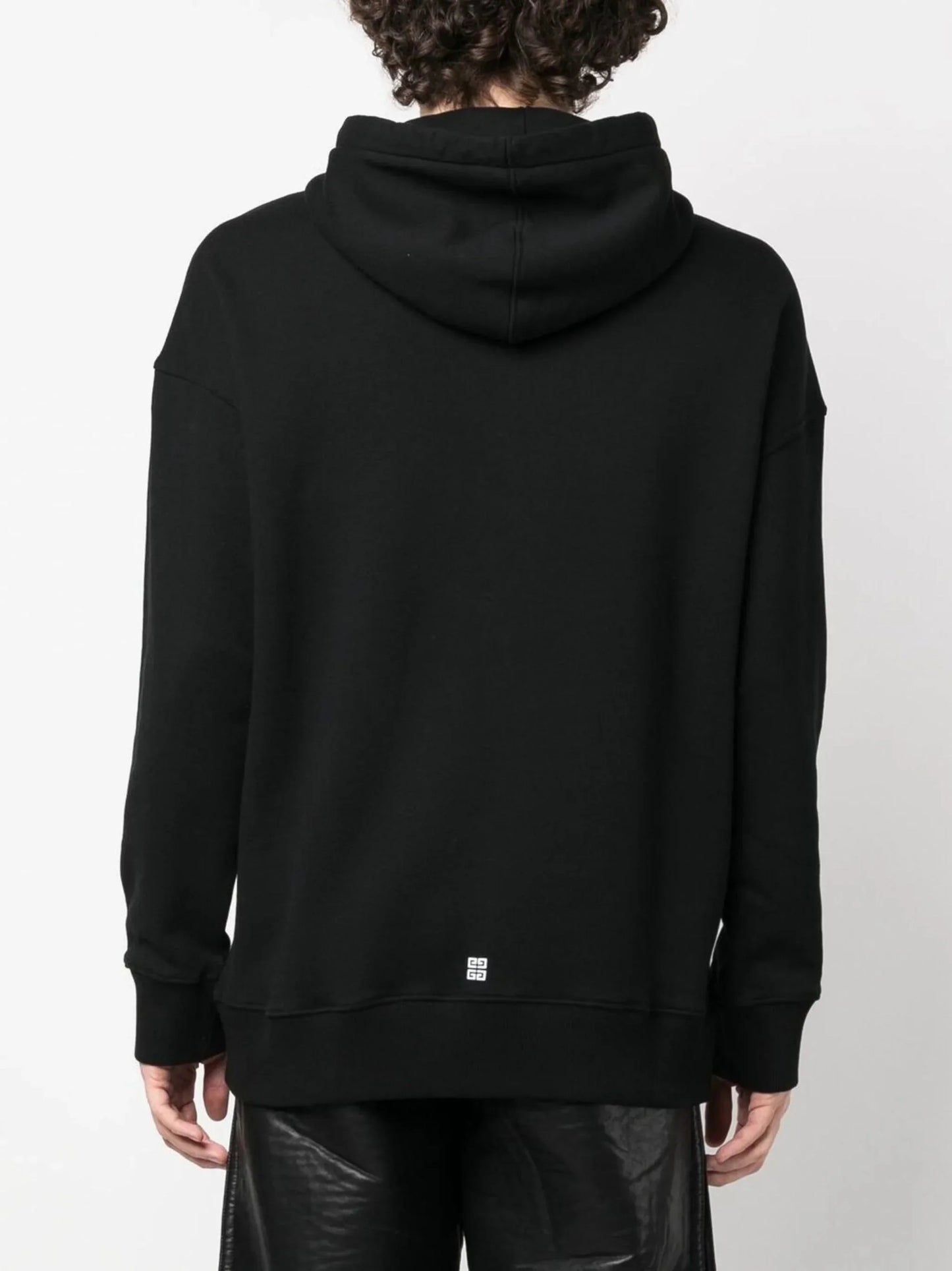 logo print drawstring hoodie by givenchy - bottegalusso: premier destination for modern luxury menswear