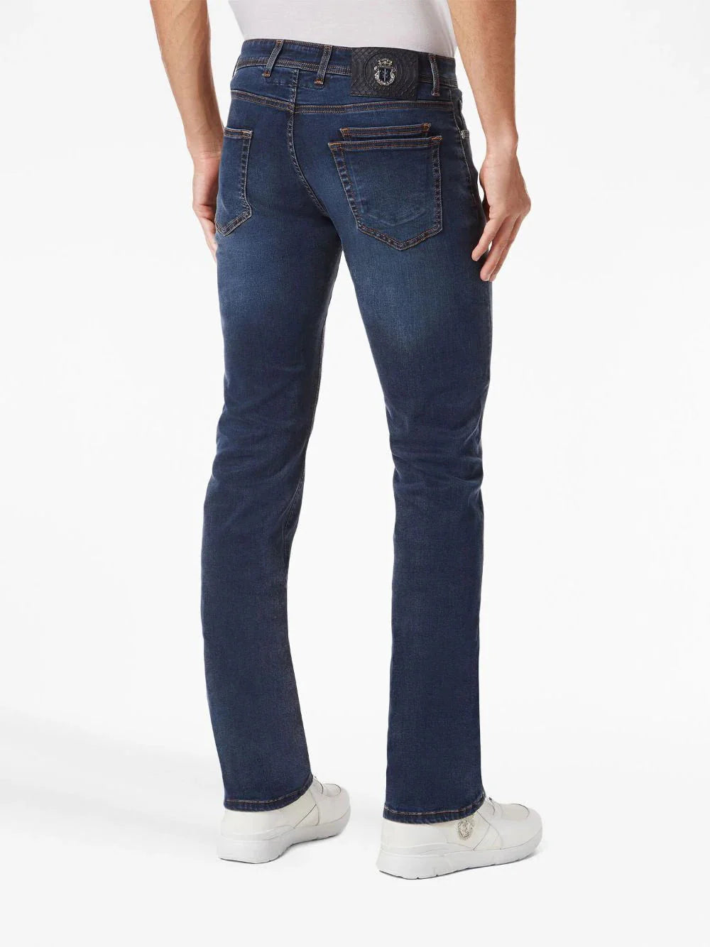 straight-leg jeans