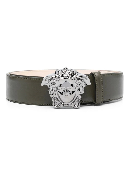 La Medusa Leather Belt by Versace - bottegalusso: Premier Destination for Modern Luxury Menswear