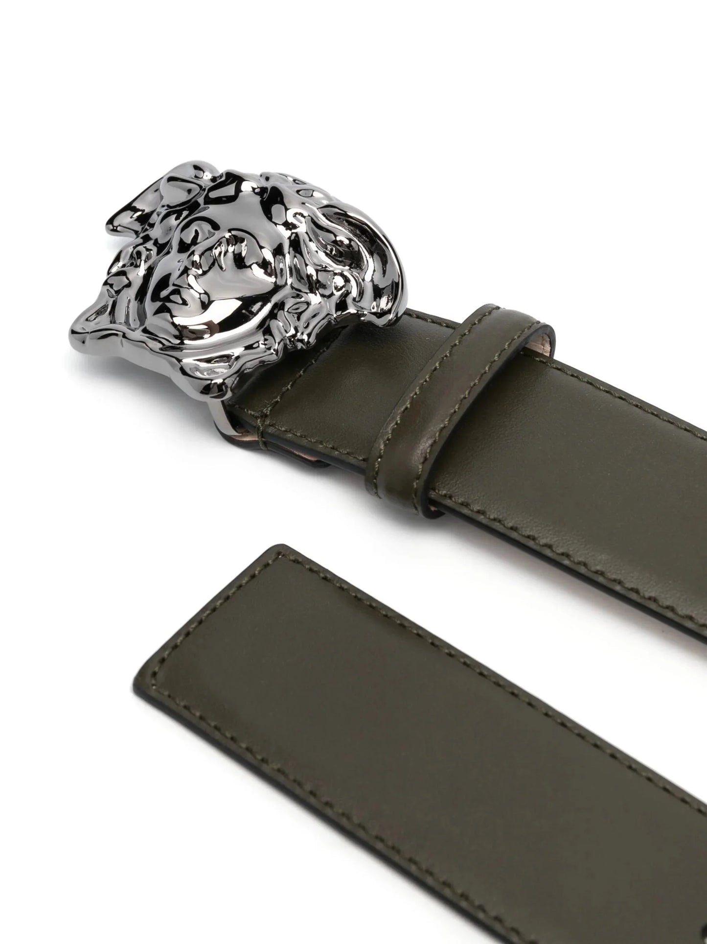 la medusa leather belt by versace - bottegalusso: premier destination for modern luxury menswear