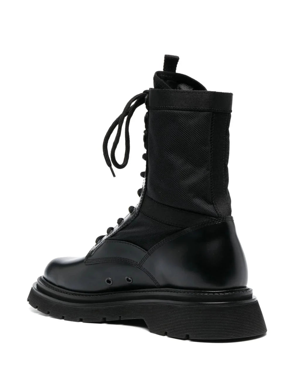 lace up leather combat boots