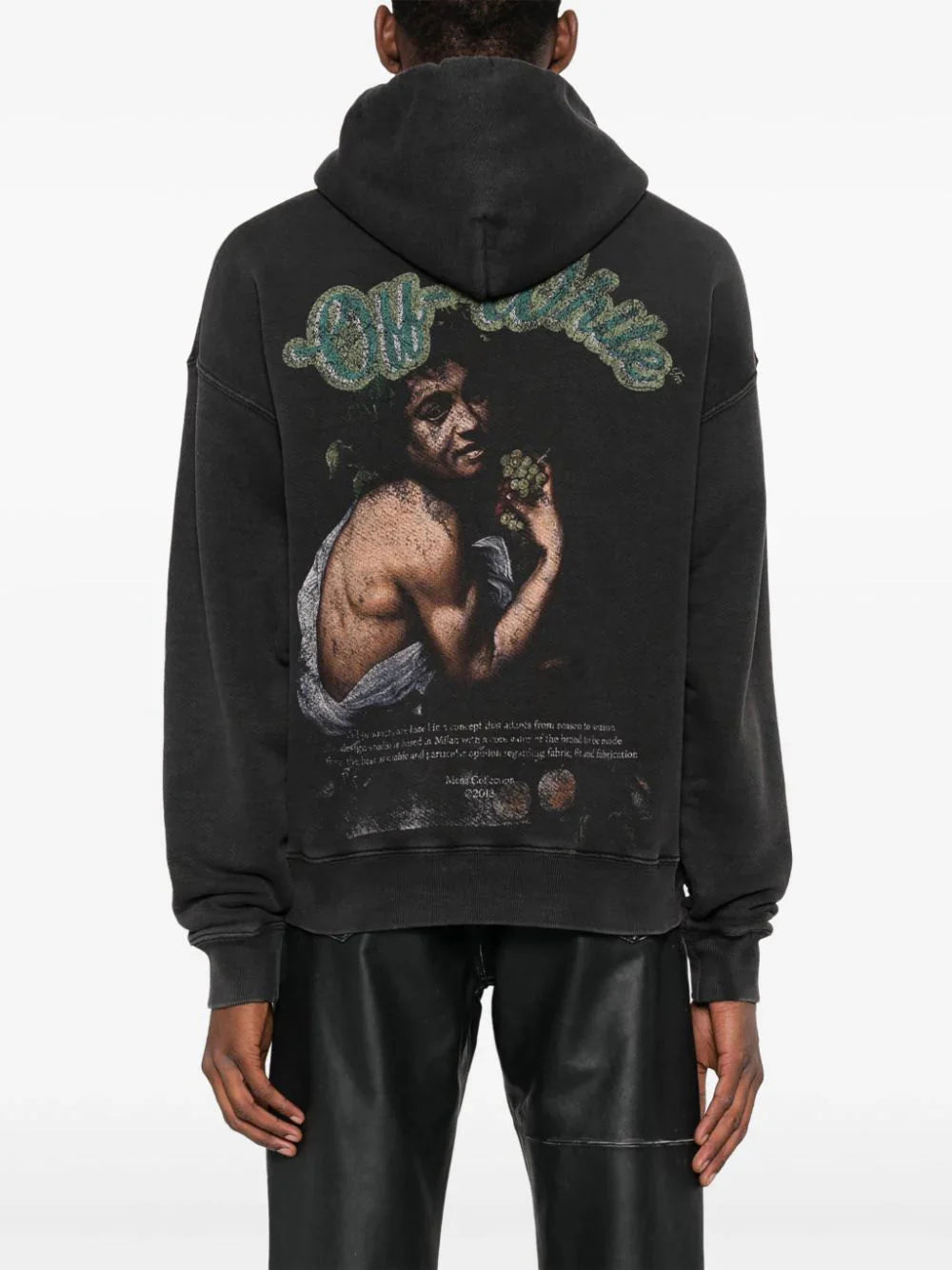 bacchus skate graphic-print hoodie