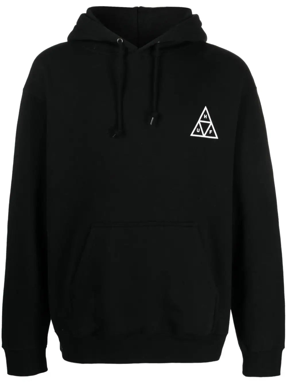 logo-print drawstring hoodie