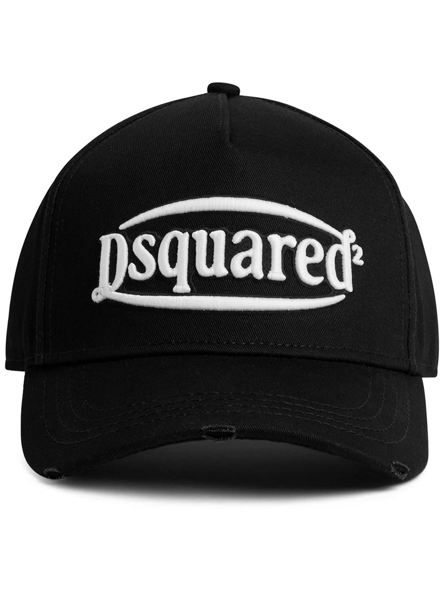 logo embroidered baseball hat by dsquared2 - bottegalusso: premier destination for modern luxury menswear