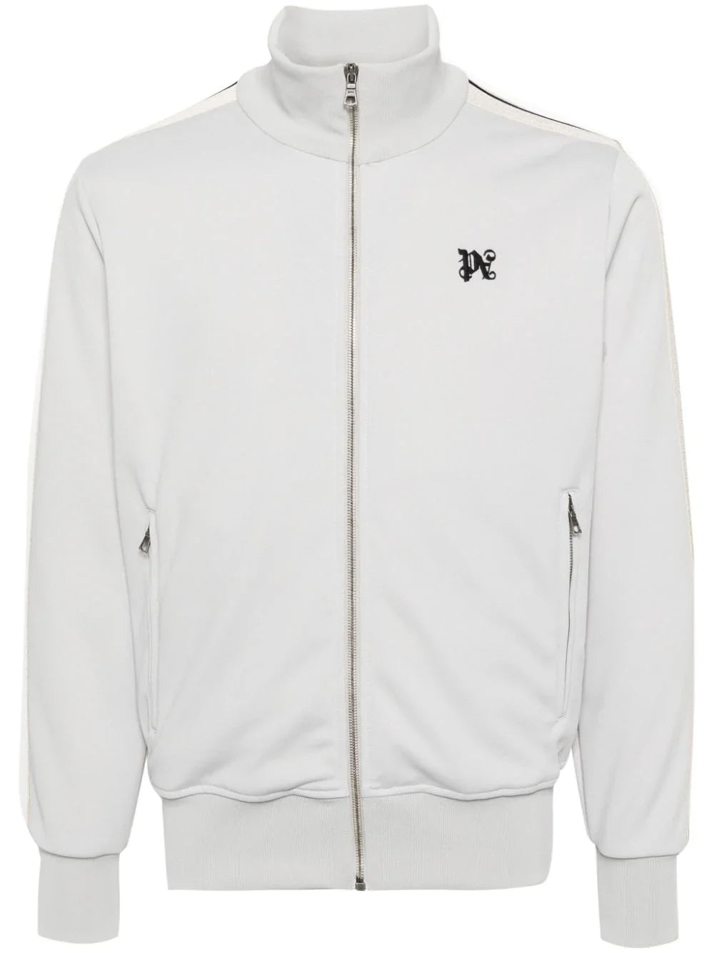 monogram-embroidered track jacket