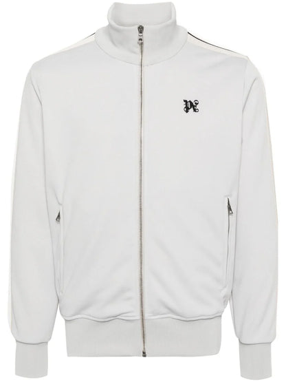 Monogram-embroidered track jacket