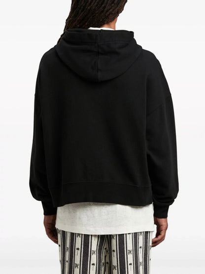 Logo-print cotton hoodie