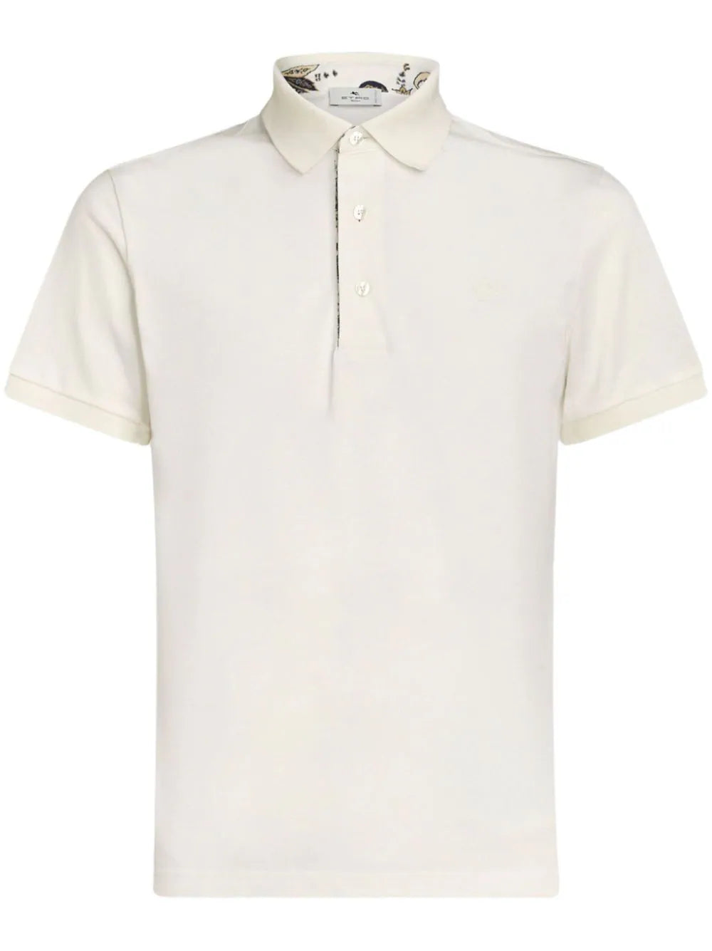 embroidered cotton polo shirt