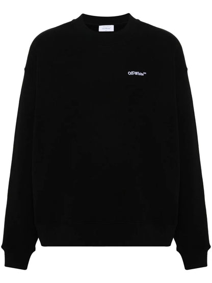 Logo-embroidered cotton sweatshirt