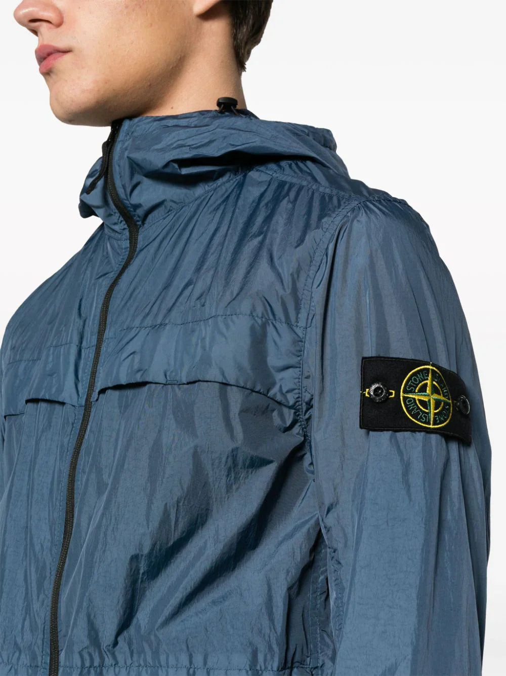 compass-badge lightweight jacket