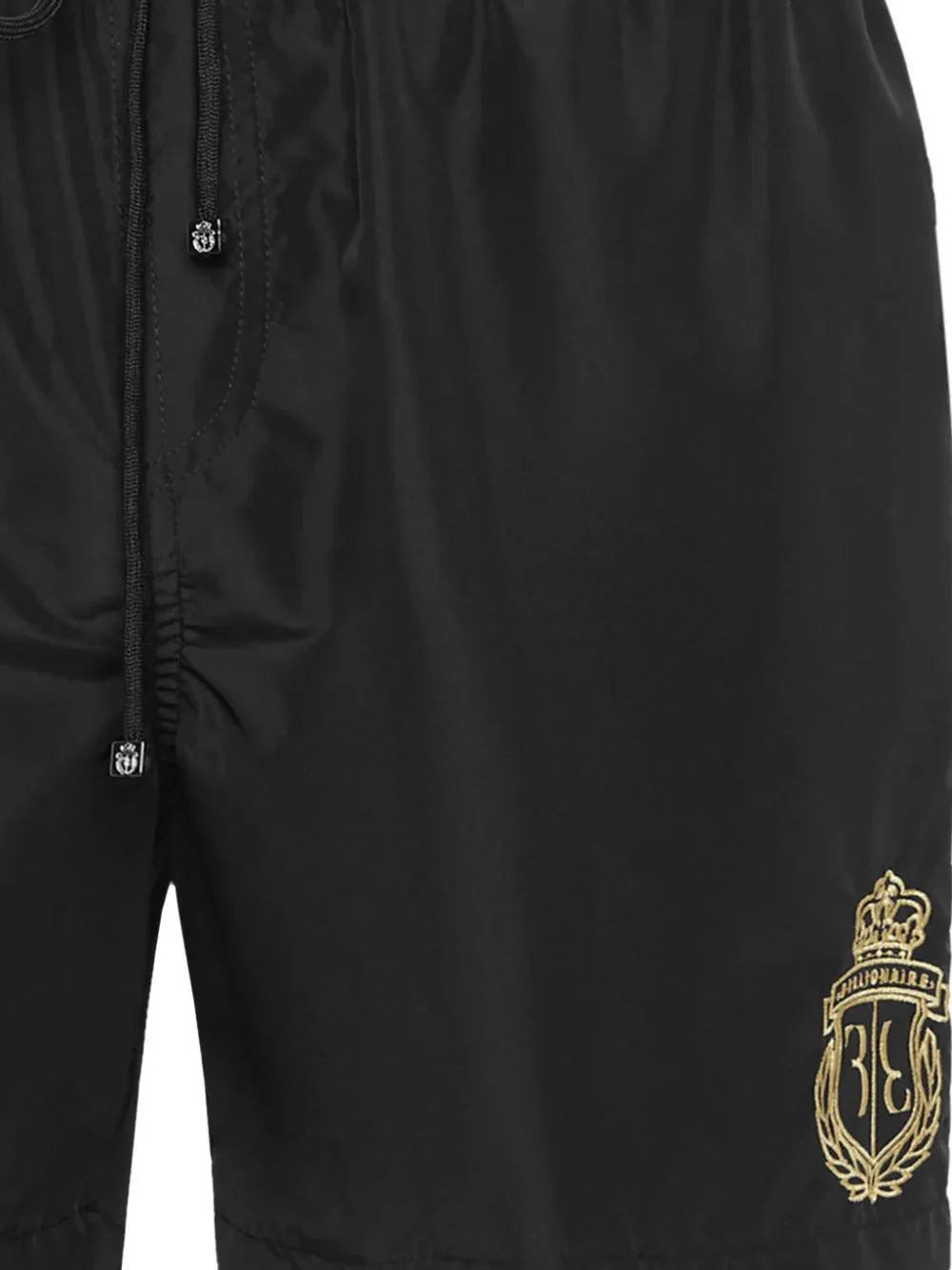 logo-embroidered swim shorts