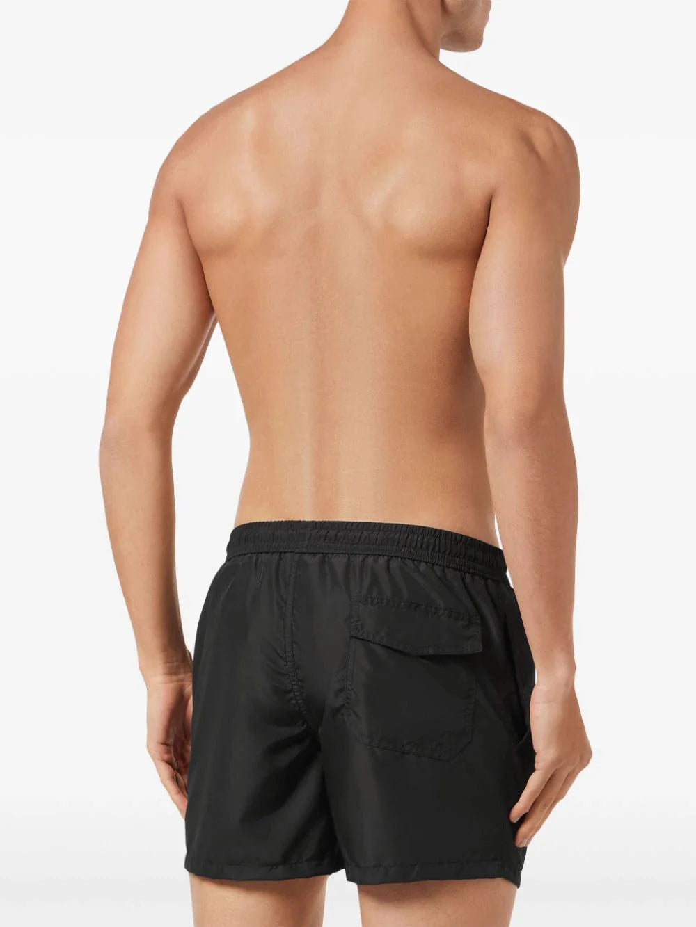 logo-embroidered swim shorts