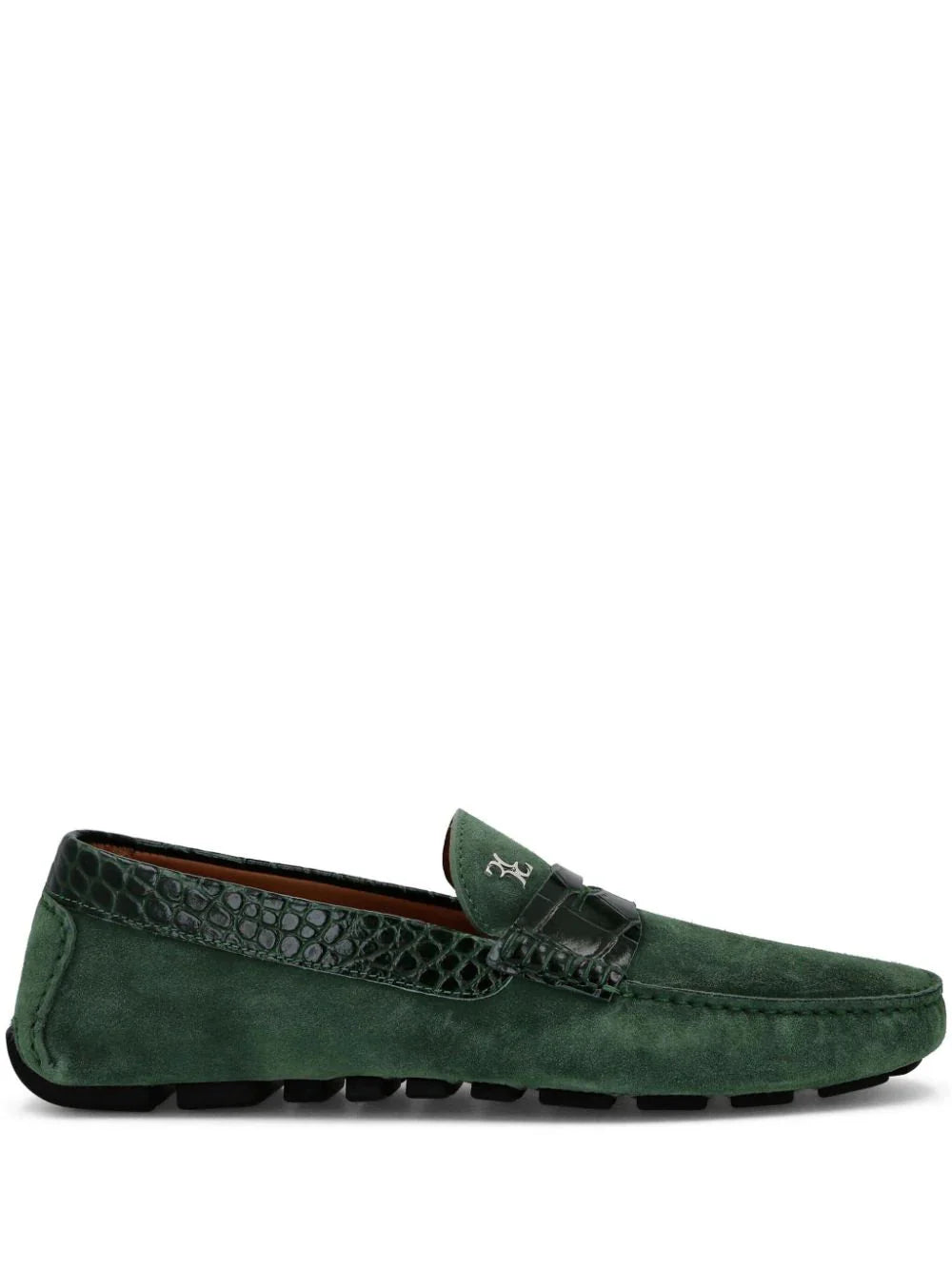 crocco suede loafers