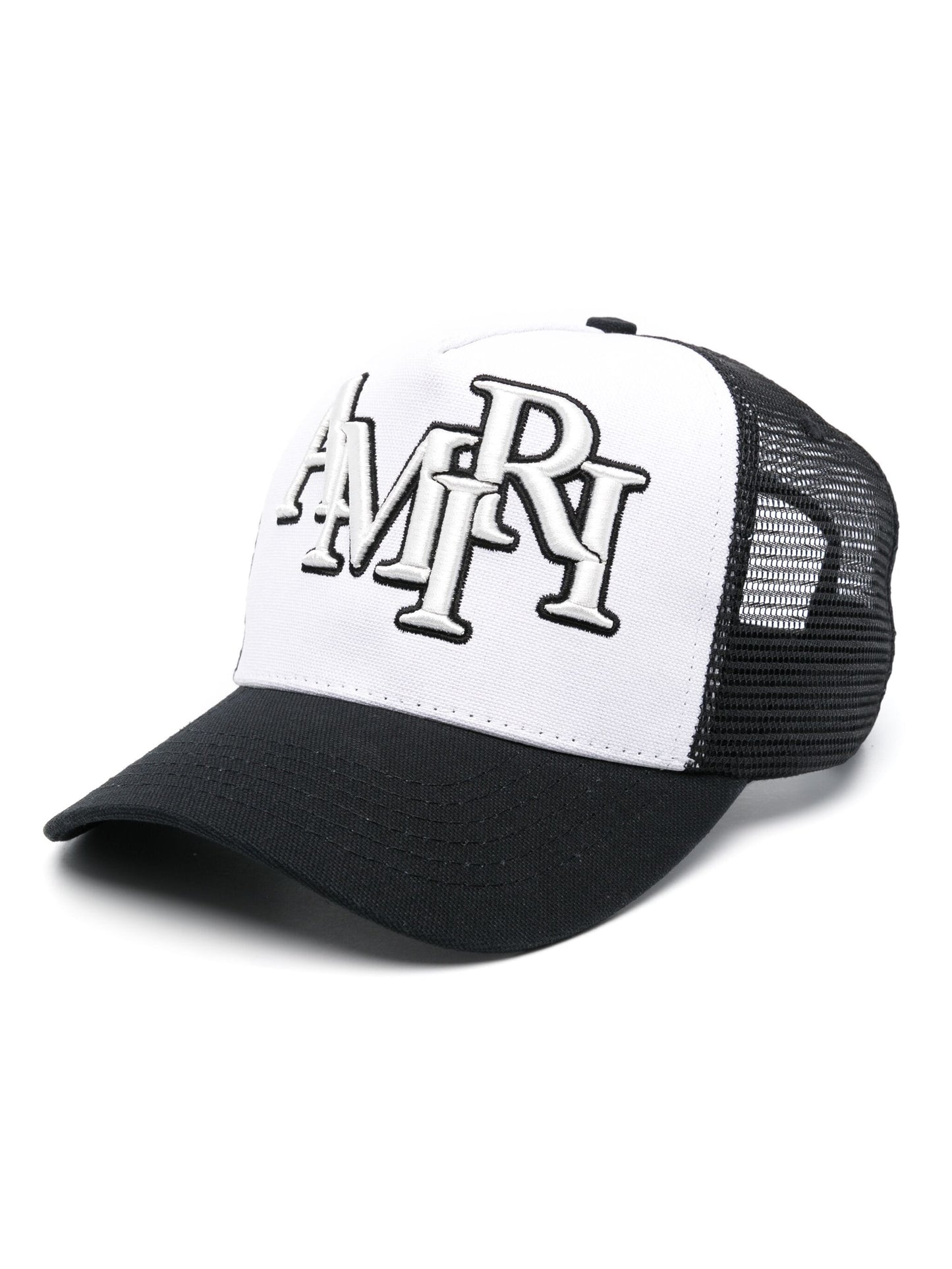 amiri staggered logo-embroidered cap