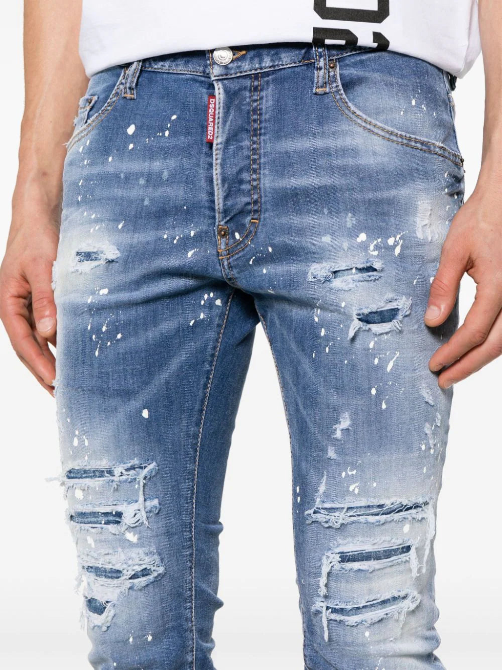 skater mid-rise slim-fit jeans