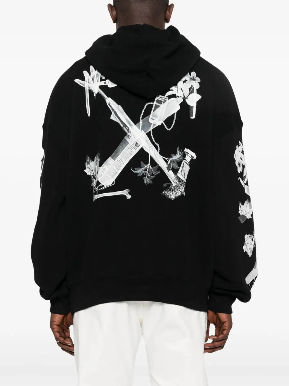 scan arrow cotton hoodie