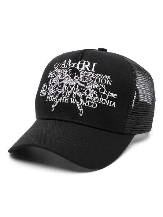 Amiri Cherub cotton baseball cap